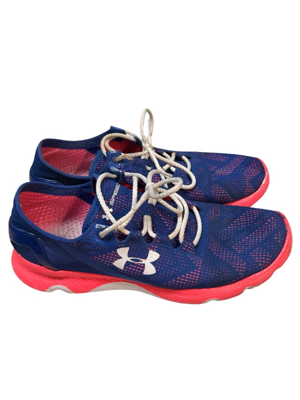 Under Armour Women’s Speedform Apollo Vent Running Shoes in a stunning blue knit